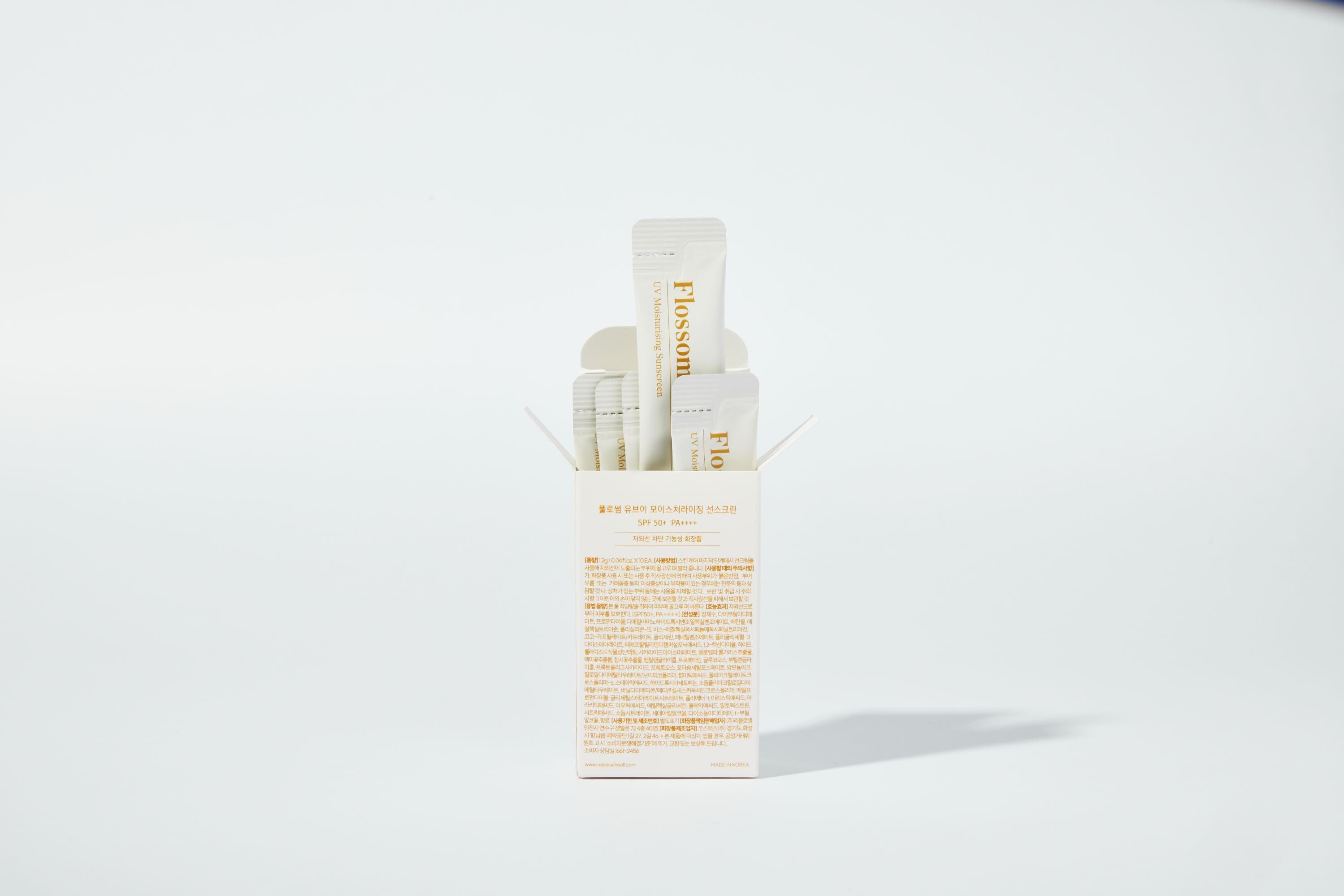 Flossom UV Moisturising Sunscreen Pocket - 10ea / box | Reblocell