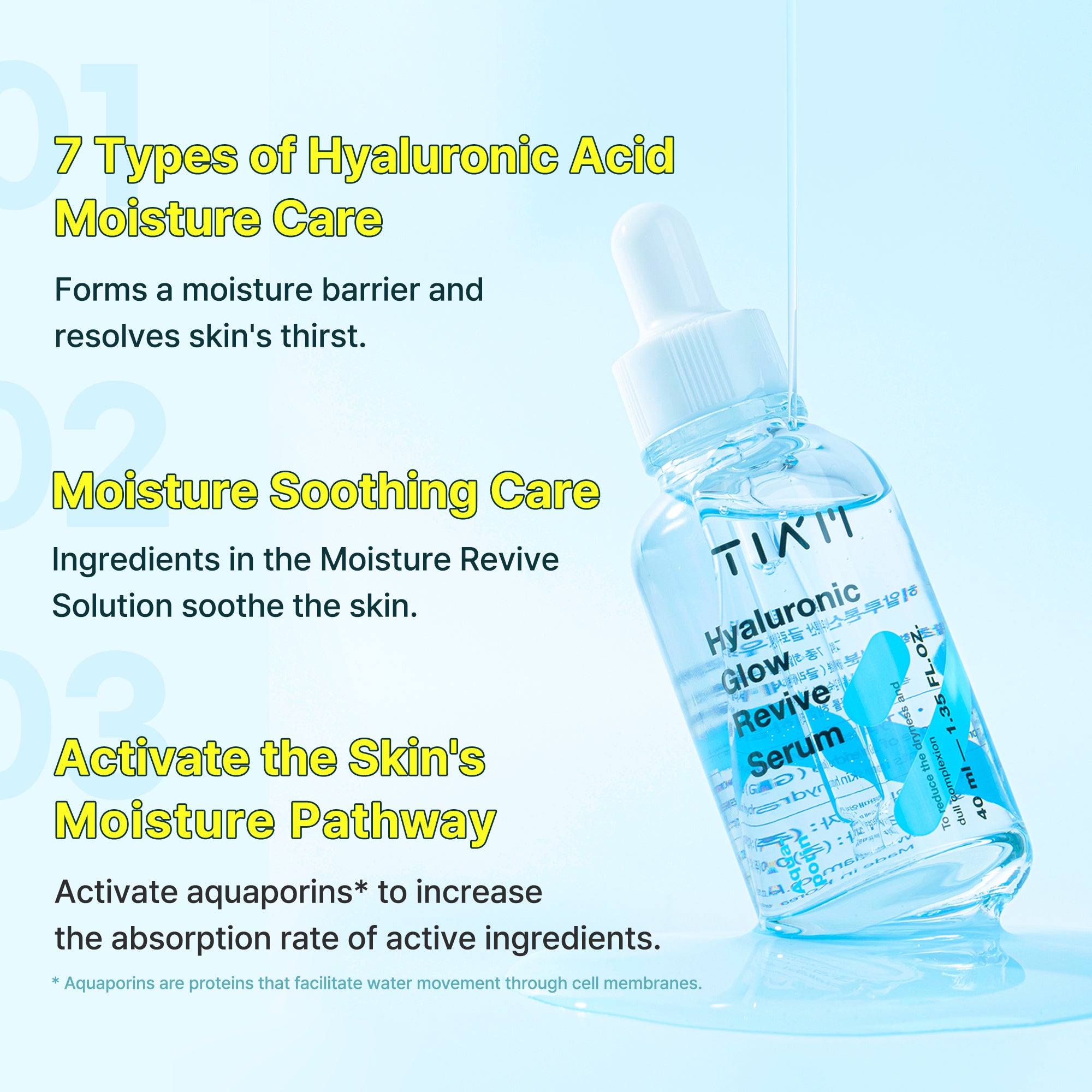 Hyaluronic Glow Revive Serum - 40ml | TIA’M