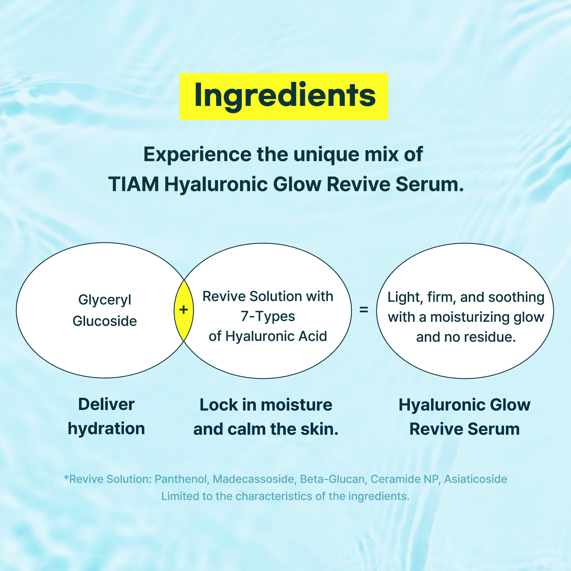 Hyaluronic Glow Revive Serum - 40ml | TIA’M