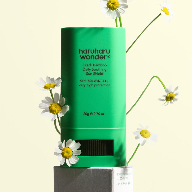 Black Bamboo Daily Soothing Sun Shield SPF50+ PA++++ | Haruharu Wonder