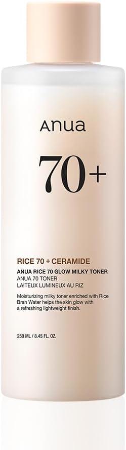 RICE 70 GLOW MILKY TONER 250ml | Anua