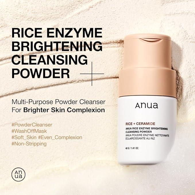 Rice Enzyme Brightening Cleansing Powder | Anua