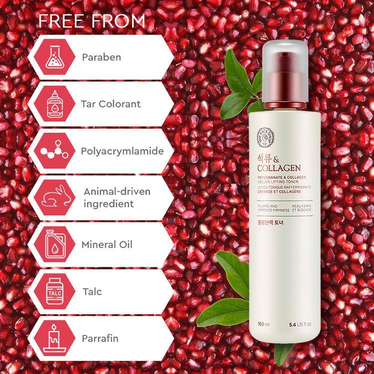 Pomegranate and Collagen Volume Lifting Toner 160ml | The Face Shop