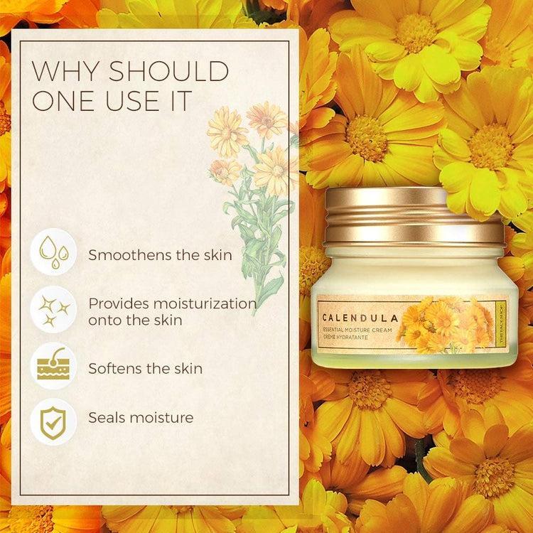 Calendula Essential Moisture Cream 50ml | The Face Shop