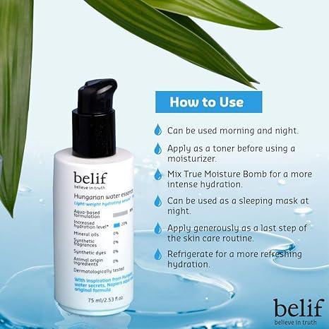Hungarian water essence moisture binder 75 ml | belif