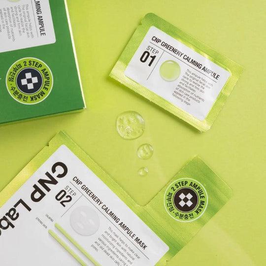 2-Step Greenery Calming Ampule Mask 5ea | CNP Laboratory