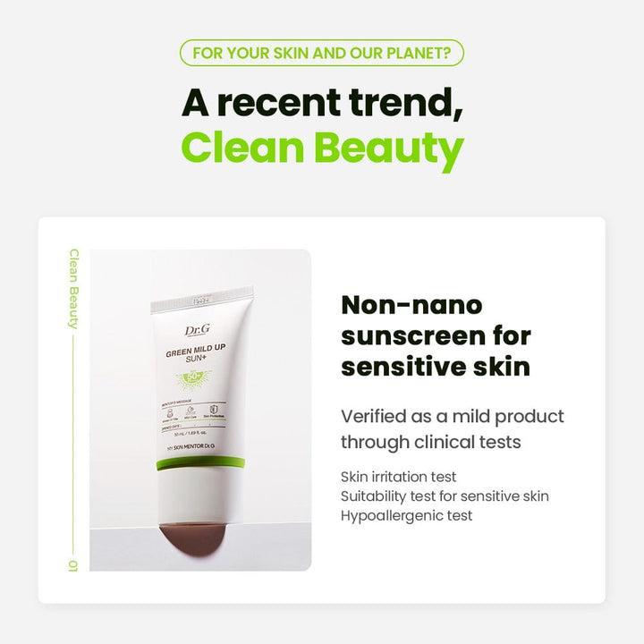Revitalising Green Mild Up Sun SPF 50+/ PA++++ (50ml) | Dr.G