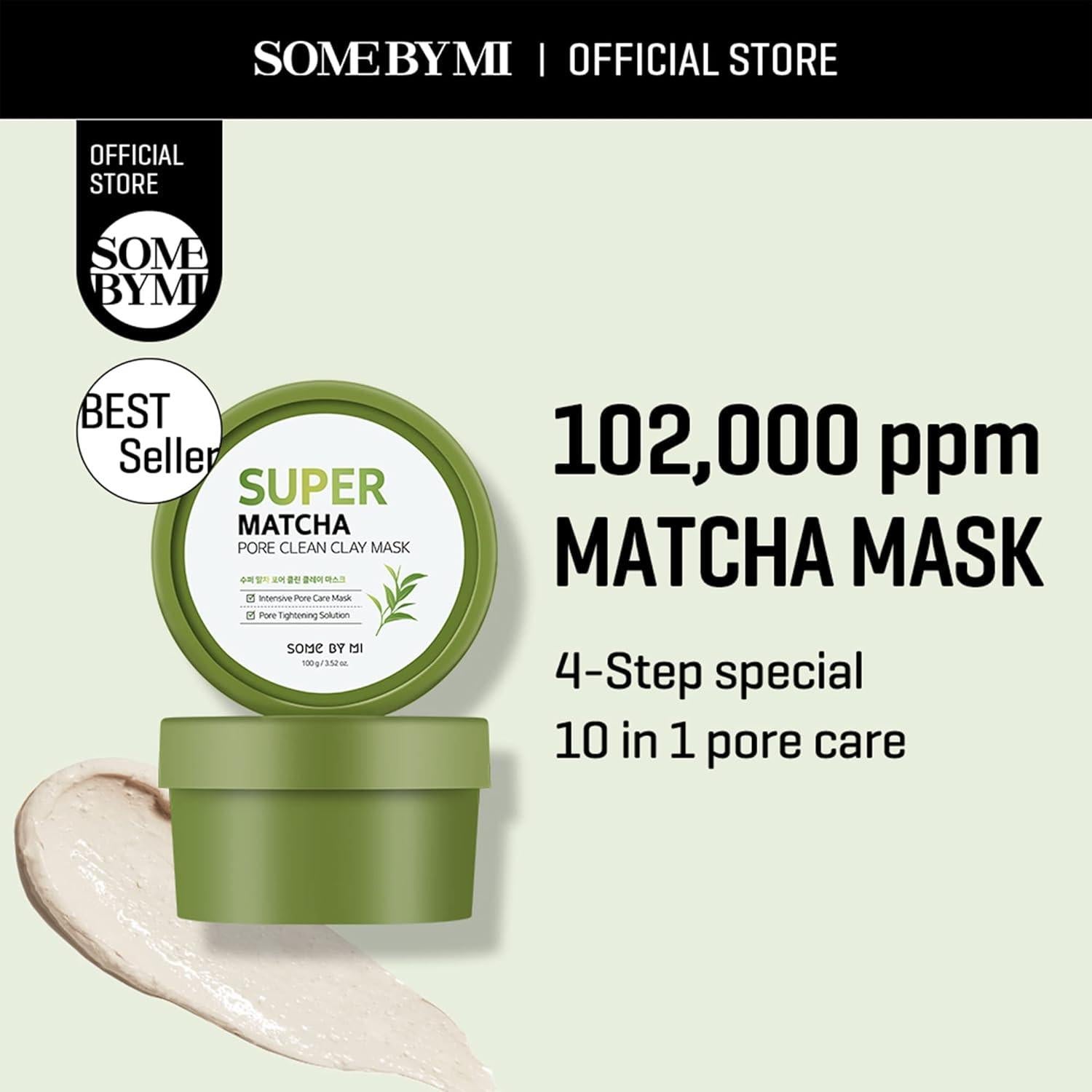 Super Matcha Pore Clean Clay Mask 100g | SOME BY MI