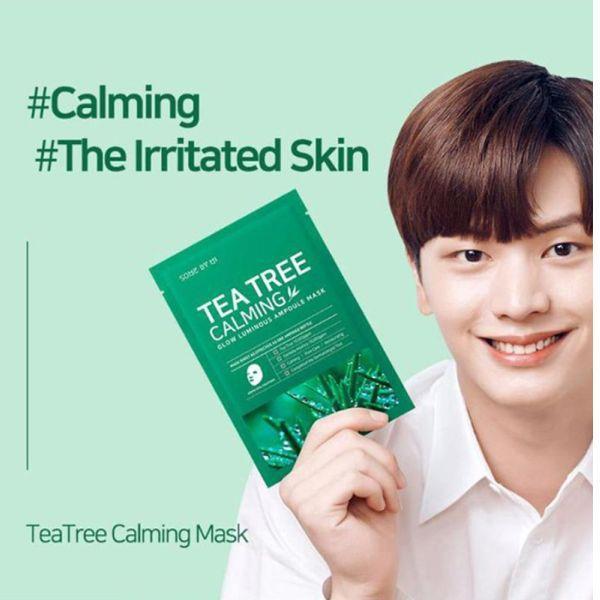 Tea Tree Calming Ampoule Mask X 10ea | SOME BY MI
