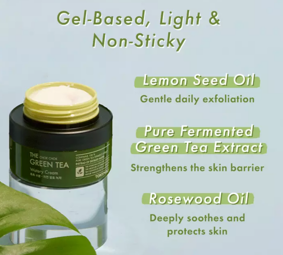 The Chok Chok Green Tea Watery Moisture Cream 100ml | TONYMOLY