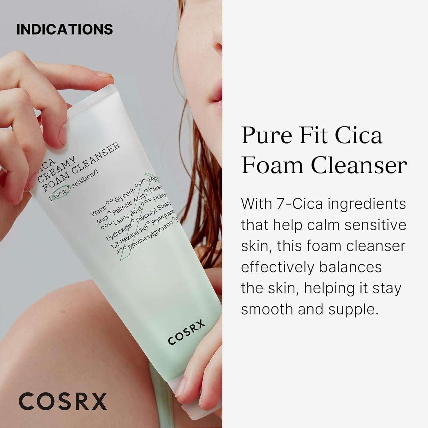 Pure Fit Cica Creamy Foam Cleanser 150ml | COSRX