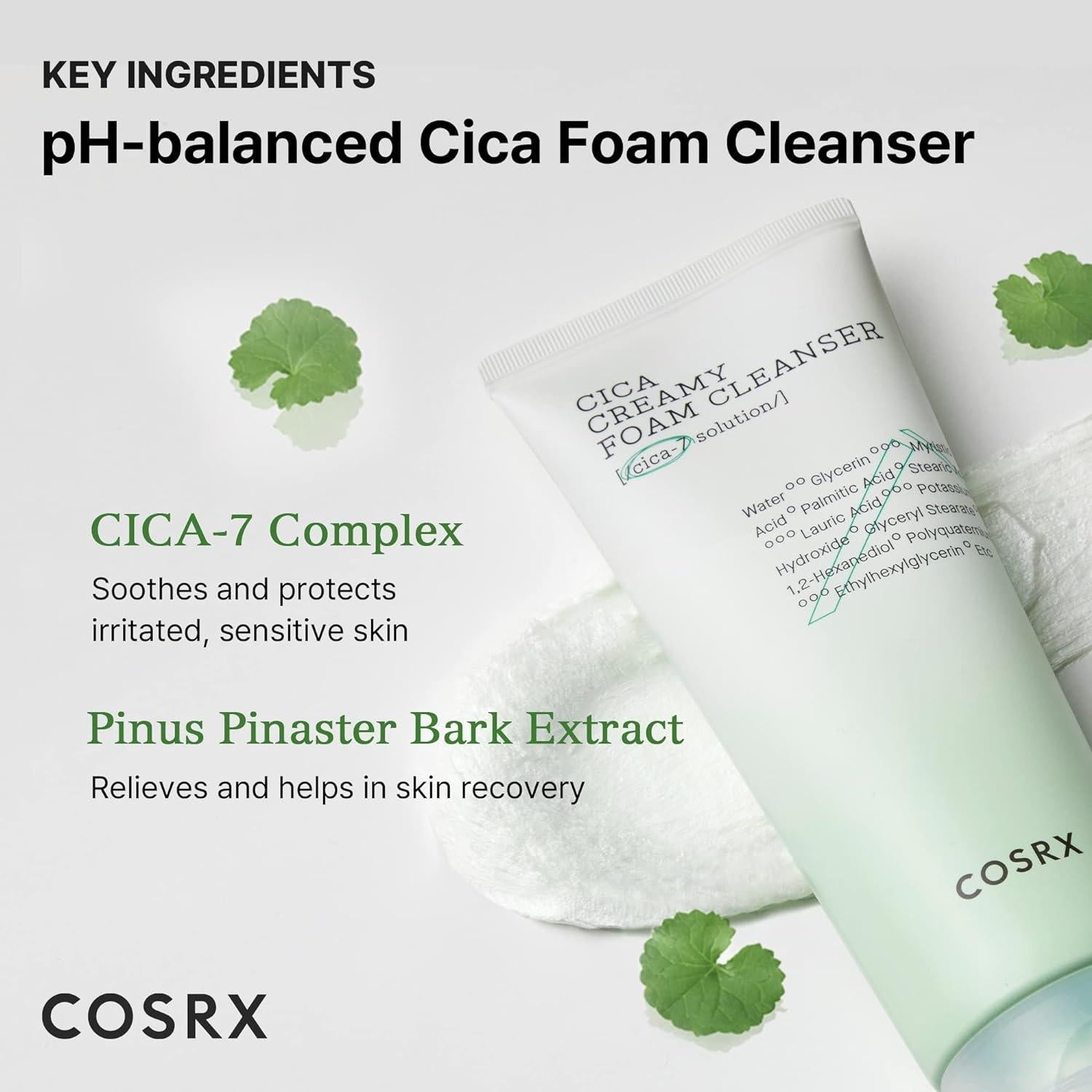 Pure Fit Cica Creamy Foam Cleanser 150ml | COSRX