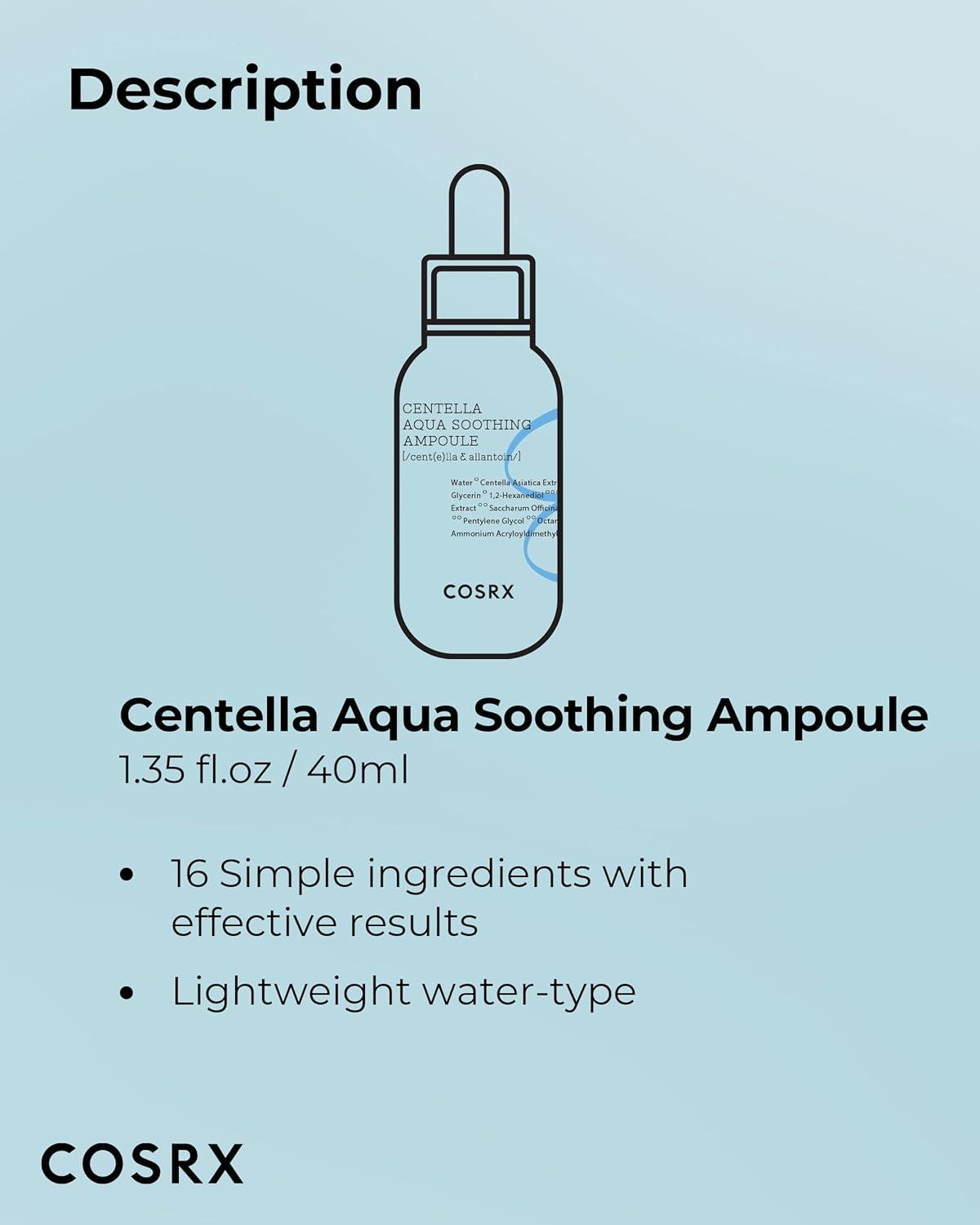 Hydrium Centella Aqua Soothing Ampoule 40ml | COSRX