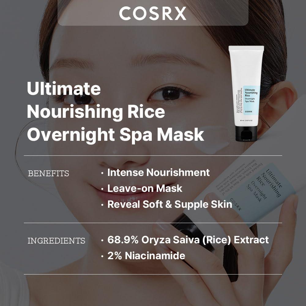 Ultimate Nourishing Rice Overnight Spa Mask 60ml | COSRX