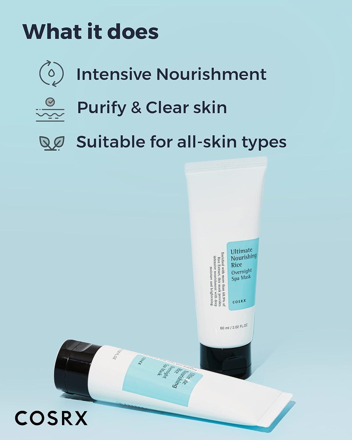 Ultimate Nourishing Rice Overnight Spa Mask 60ml | COSRX