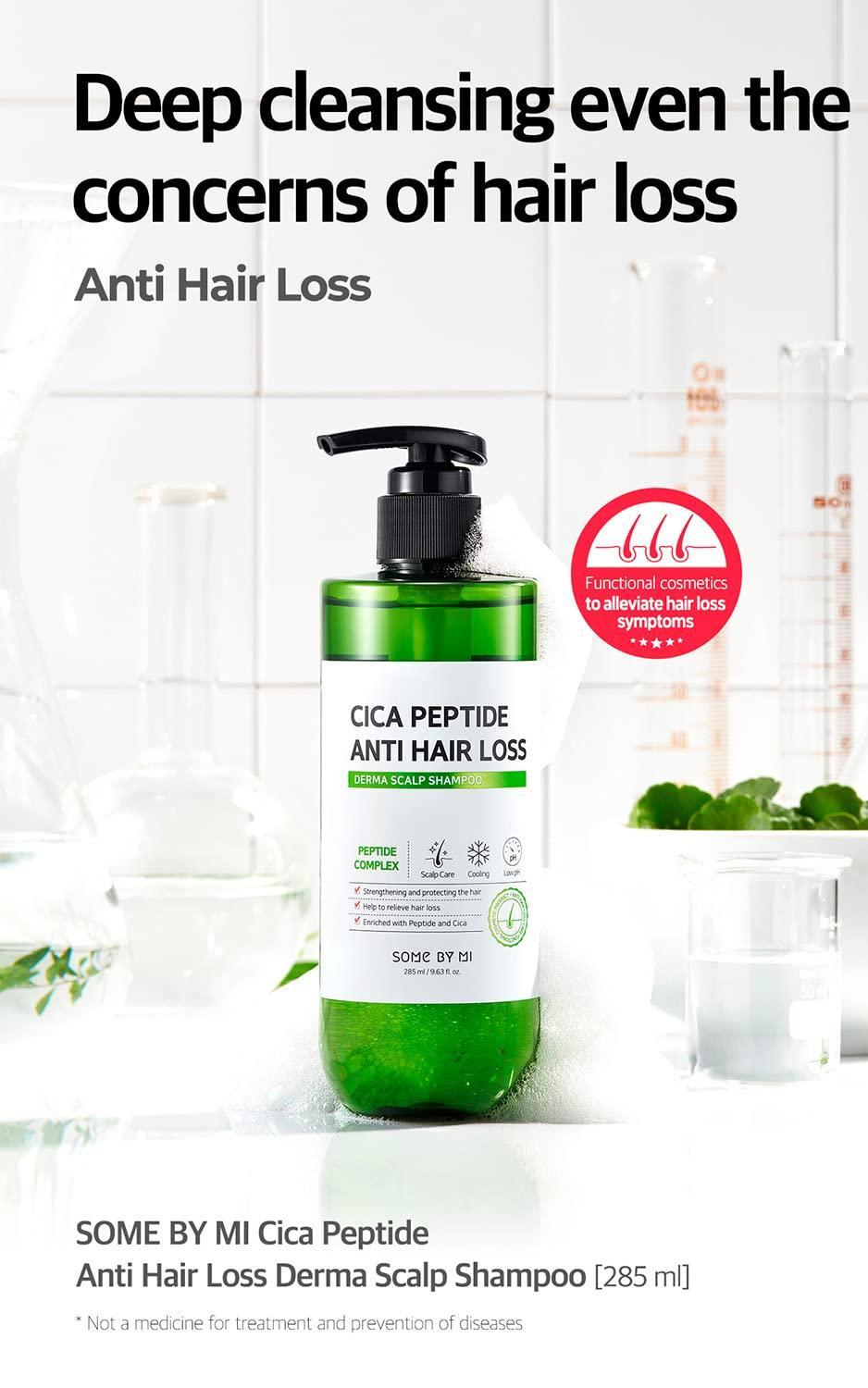 Cica Peptide Anti Hair Loss Derma Scalp Shampoo 285ml | SOME BY MI