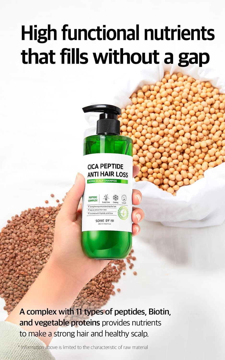 Cica Peptide Anti Hair Loss Derma Scalp Shampoo 285ml | SOME BY MI