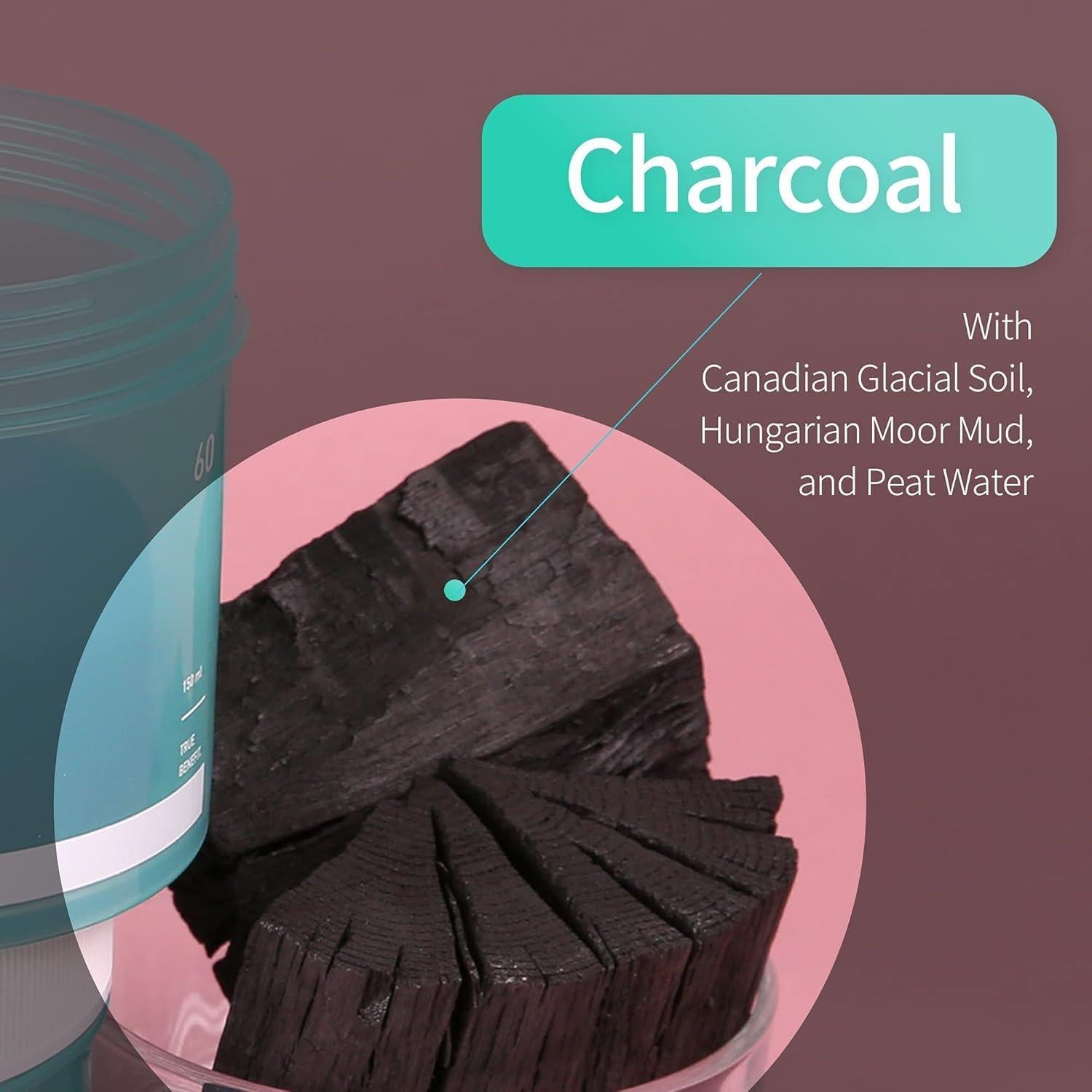 Dermalogy Real Charcoal Pad 150ml (60 Pads) | NEOGEN