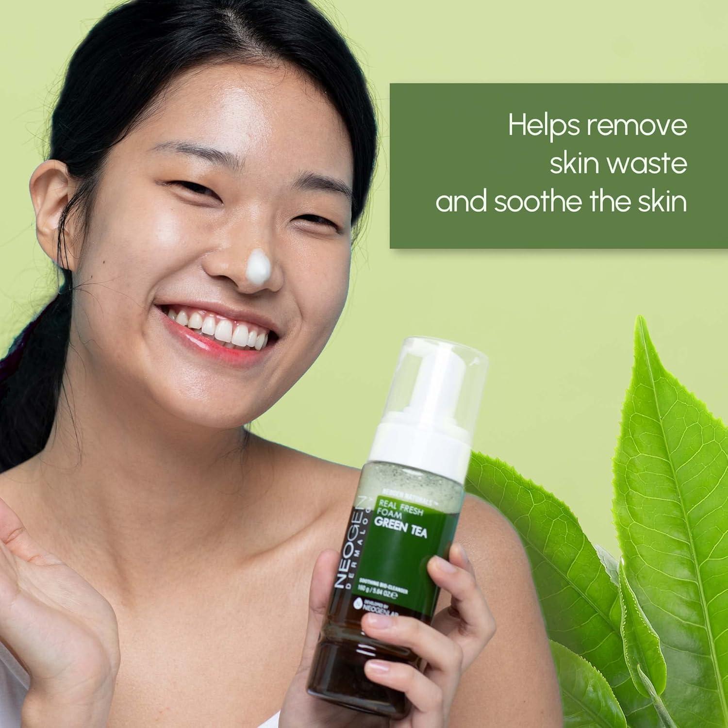 Dermalogy Real Fresh Foam Cleanser Green Tea 160g | NEOGEN
