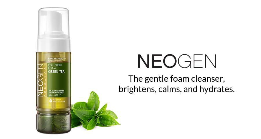 Dermalogy Real Fresh Foam Cleanser Green Tea 160g | NEOGEN
