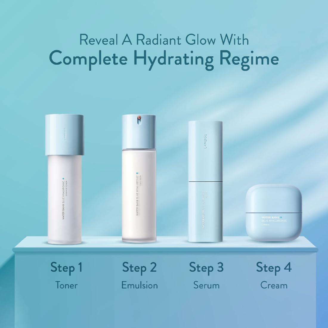 Water Bank Blue Hyaluronic Emulsion 120ml to oilyskin | LANEIGE