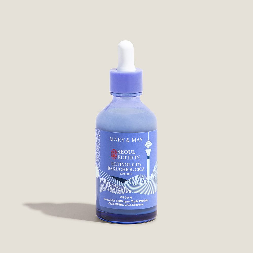 Discover the exquisite Mary&May Retinol 0.1% Bakuchiol Cica Serum, a South Korean formulation that elevates your skincare ritual with unparalleled craftsmanship and luxurious ingredients.