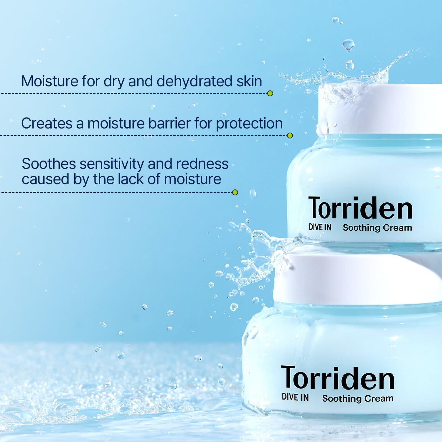 DIVE IN Low Molecular Hyaluronic Acid Soothing Cream 100ml | Torriden