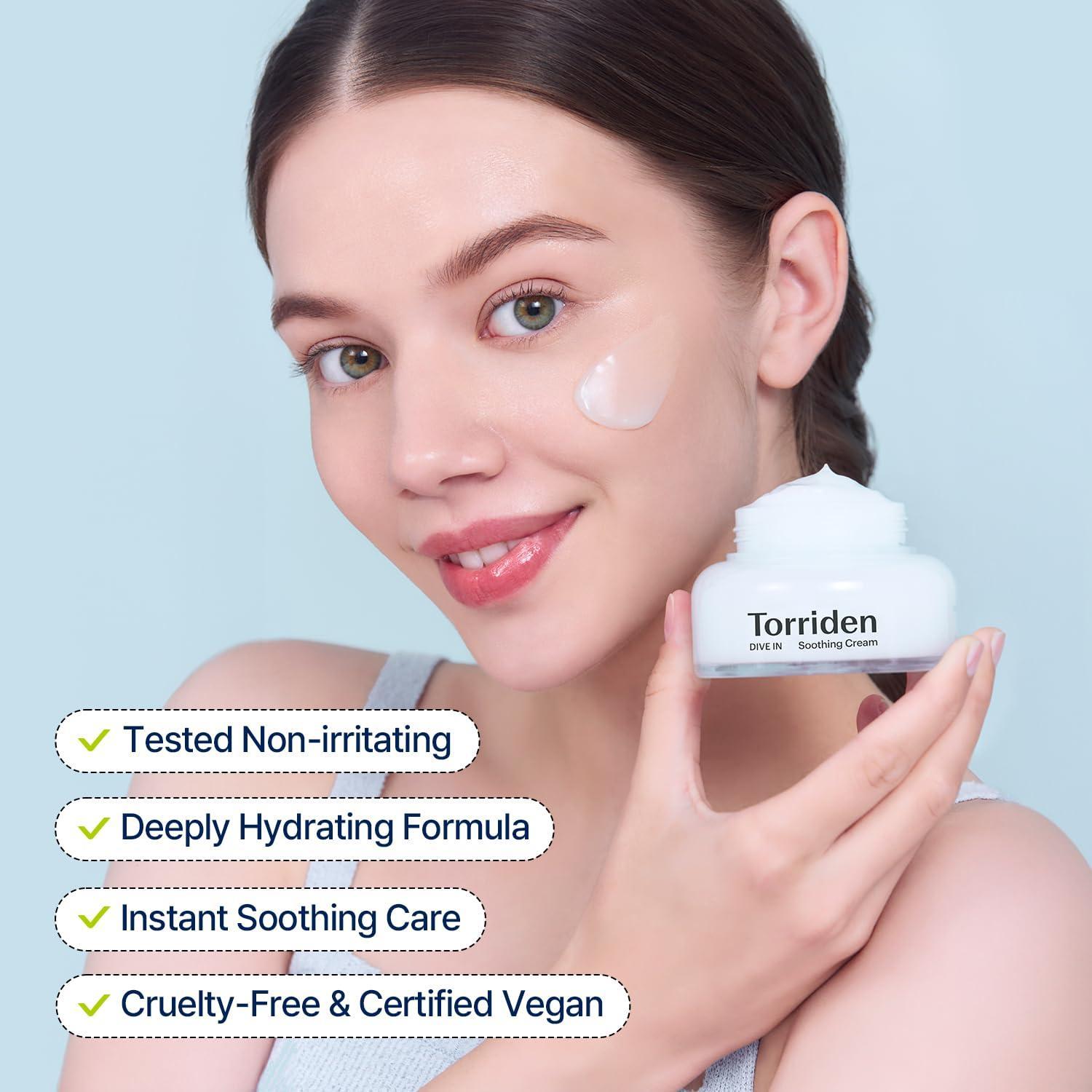 DIVE IN Low Molecular Hyaluronic Acid Soothing Cream 100ml | Torriden