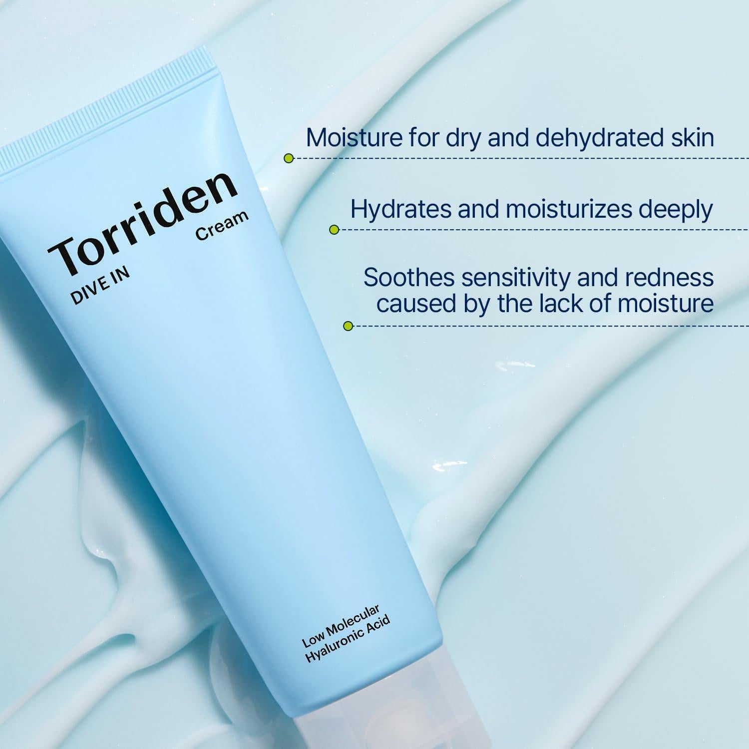 DIVE IN Low Molecular Hyaluronic Acid Cream 80ml | Torriden
