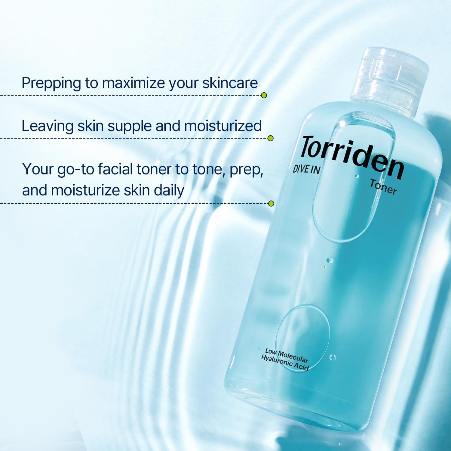 DIVE IN Low Molecular Hyaluronic Acid Toner 300ml | Torriden