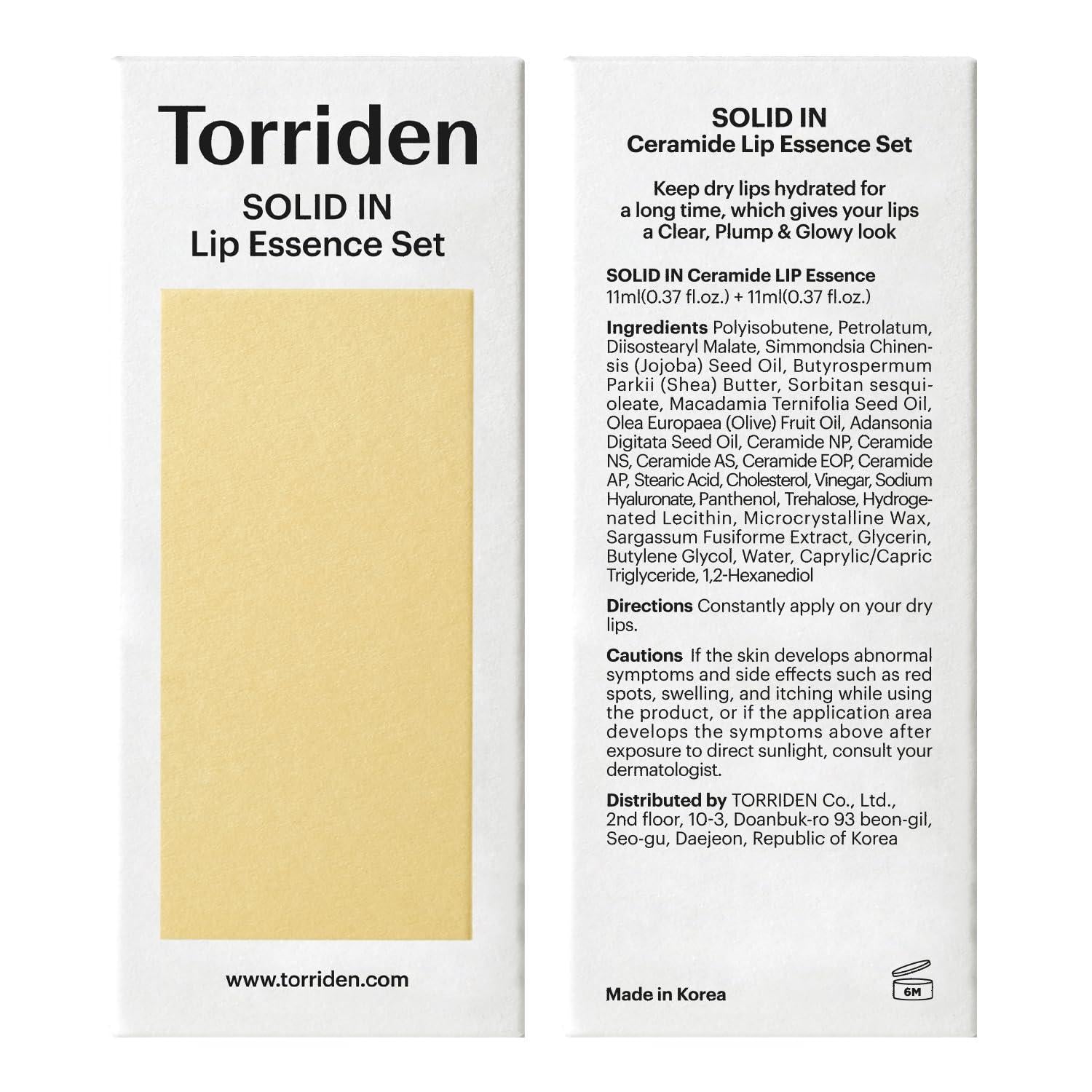 Solid In Ceramide Lip Essence 11ml | Torriden