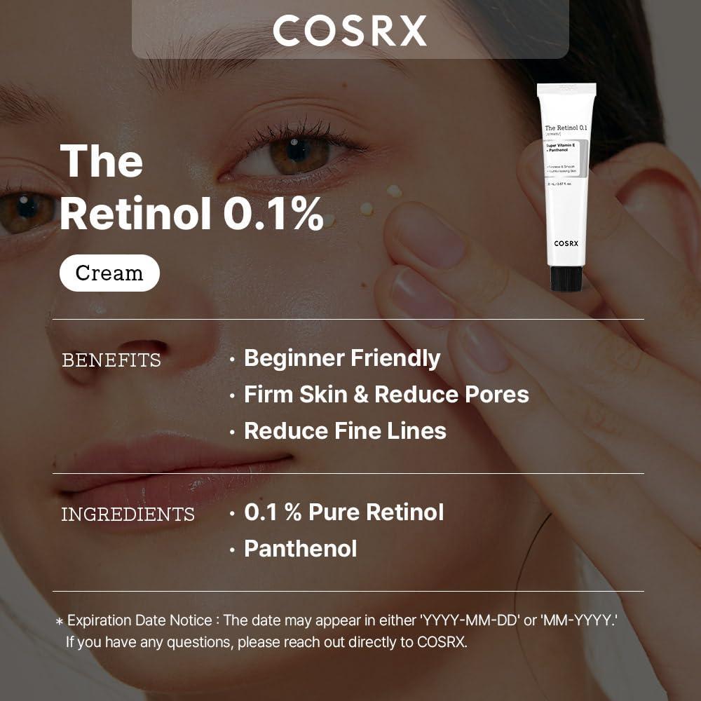 The Retinol 0.1 Cream 20ml | COSRX