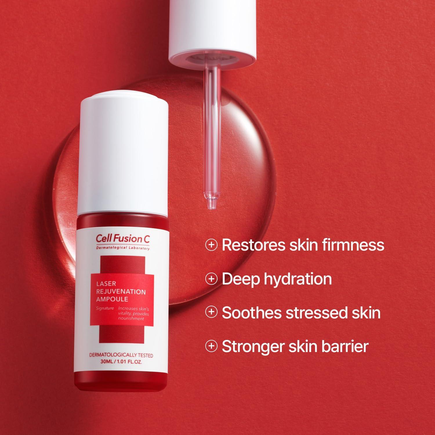 Indulge in the CellFusionC Laser Rejuvenation Ampoule, a South Korean luxury serum that elevates your skincare ritual with exquisite hydration and transformative ingredients.
