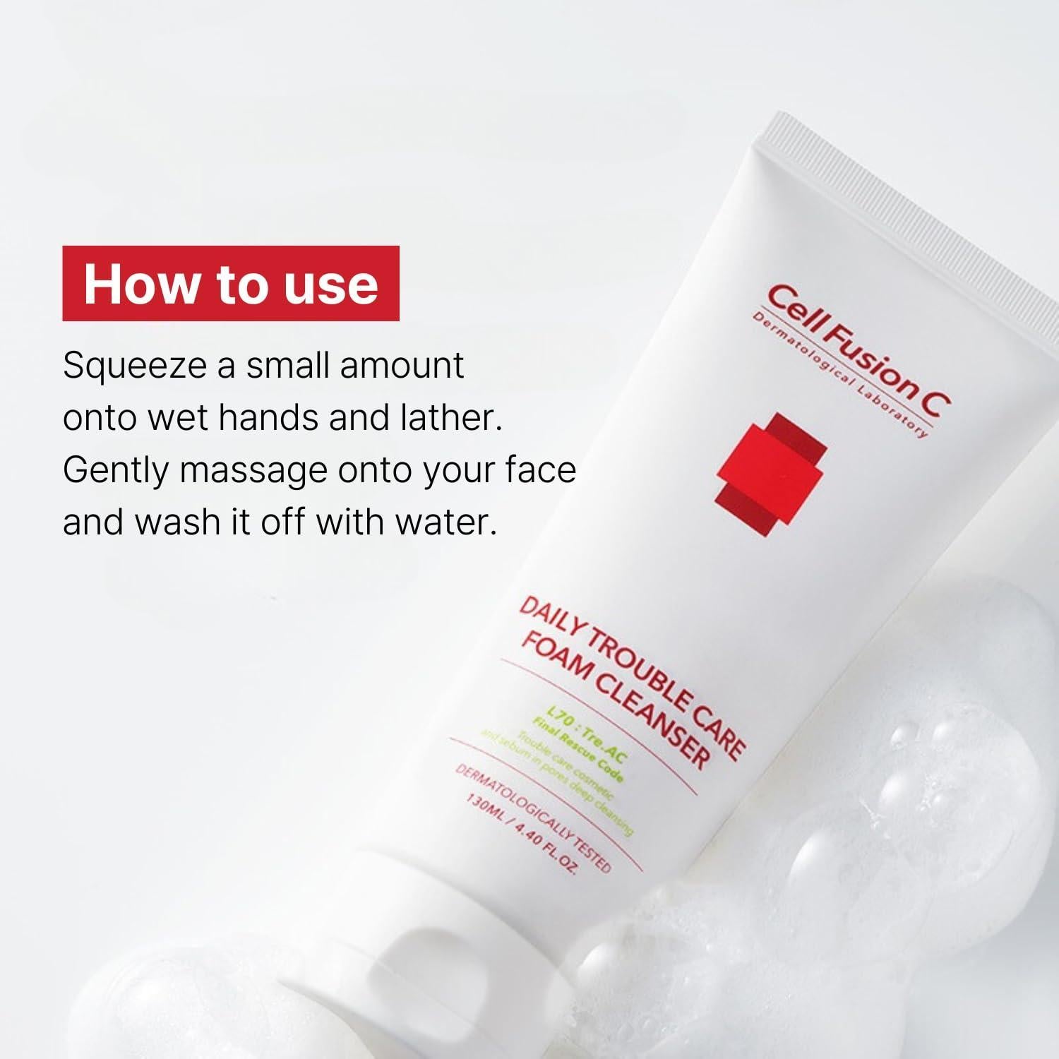 Radiant Purity Foam Cleanser for Acne-Prone Skin | CellFusionC