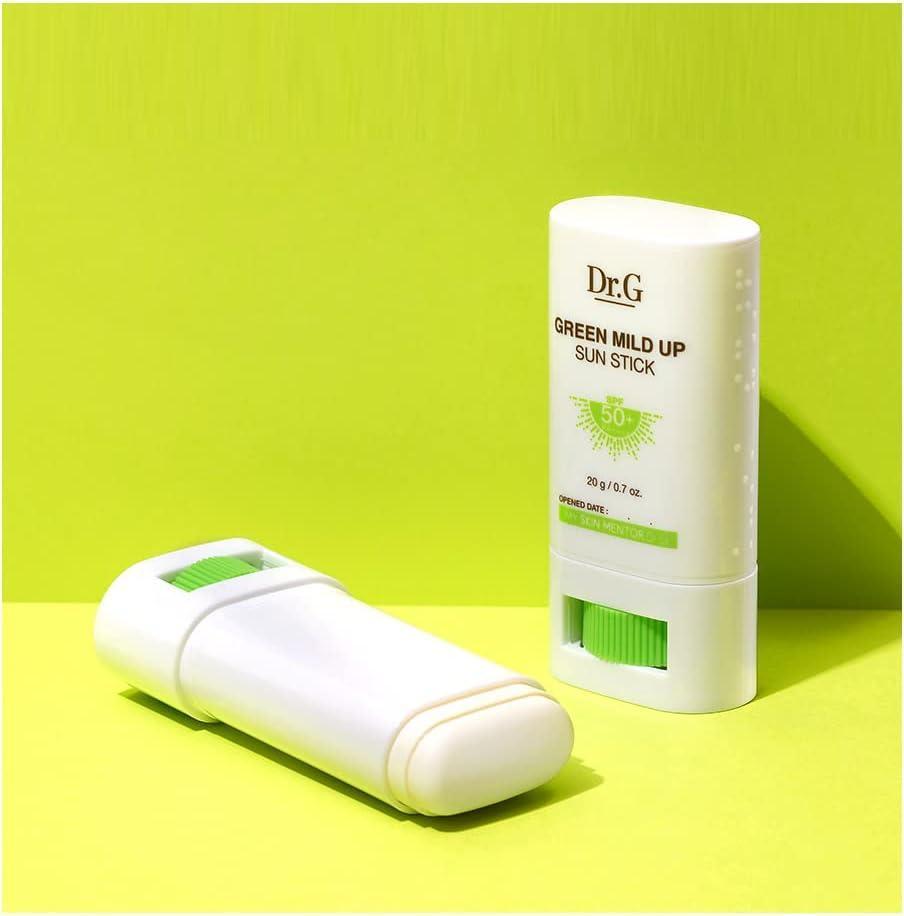Green Mild Up Mineral Sun Shield Stick - Gentle Protection & Nourishment (20g) | Dr.G