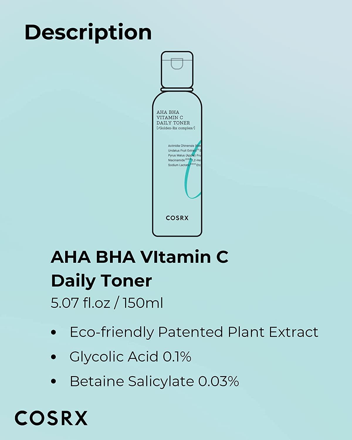 Refresh AHA BHA Vitamin C Daily Toner 280ml | COSRX