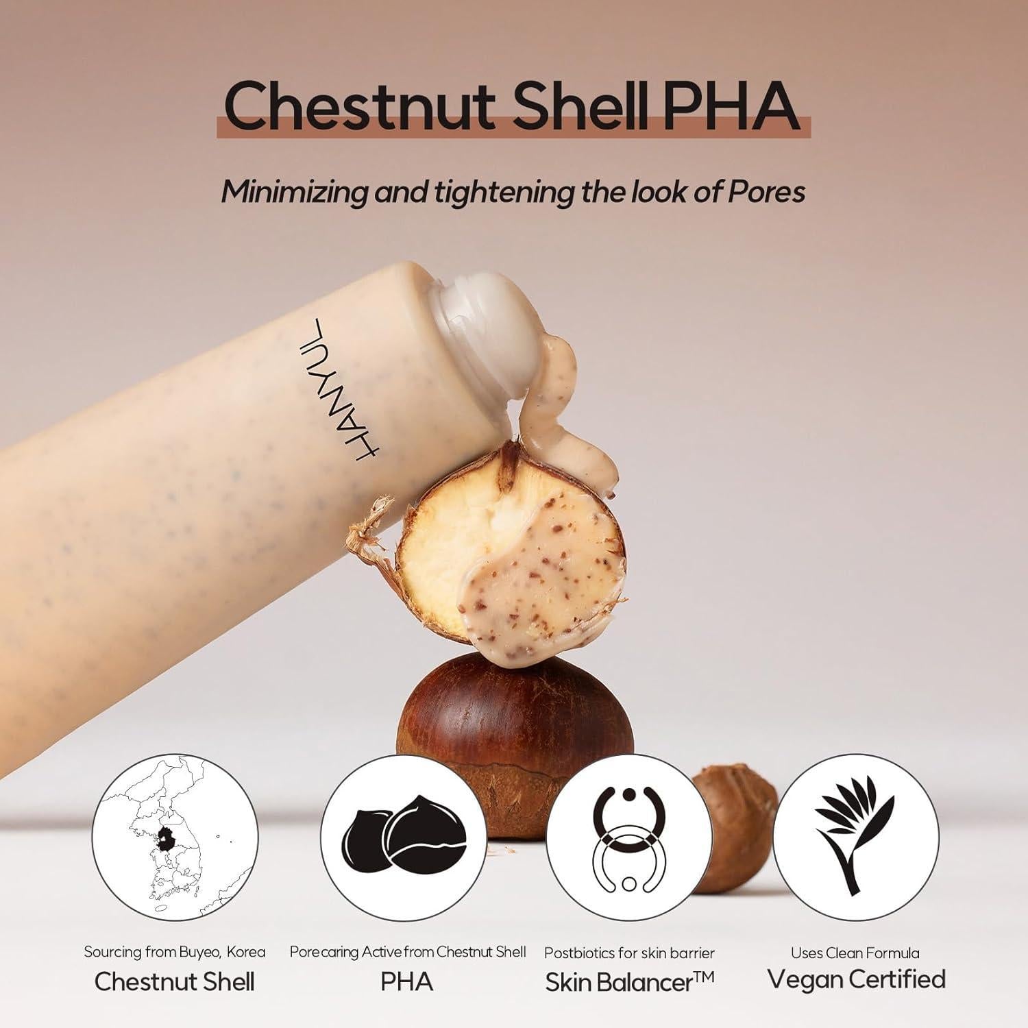 Chestnut Shell Hydrating Pore Mask 100ml | HANYUL