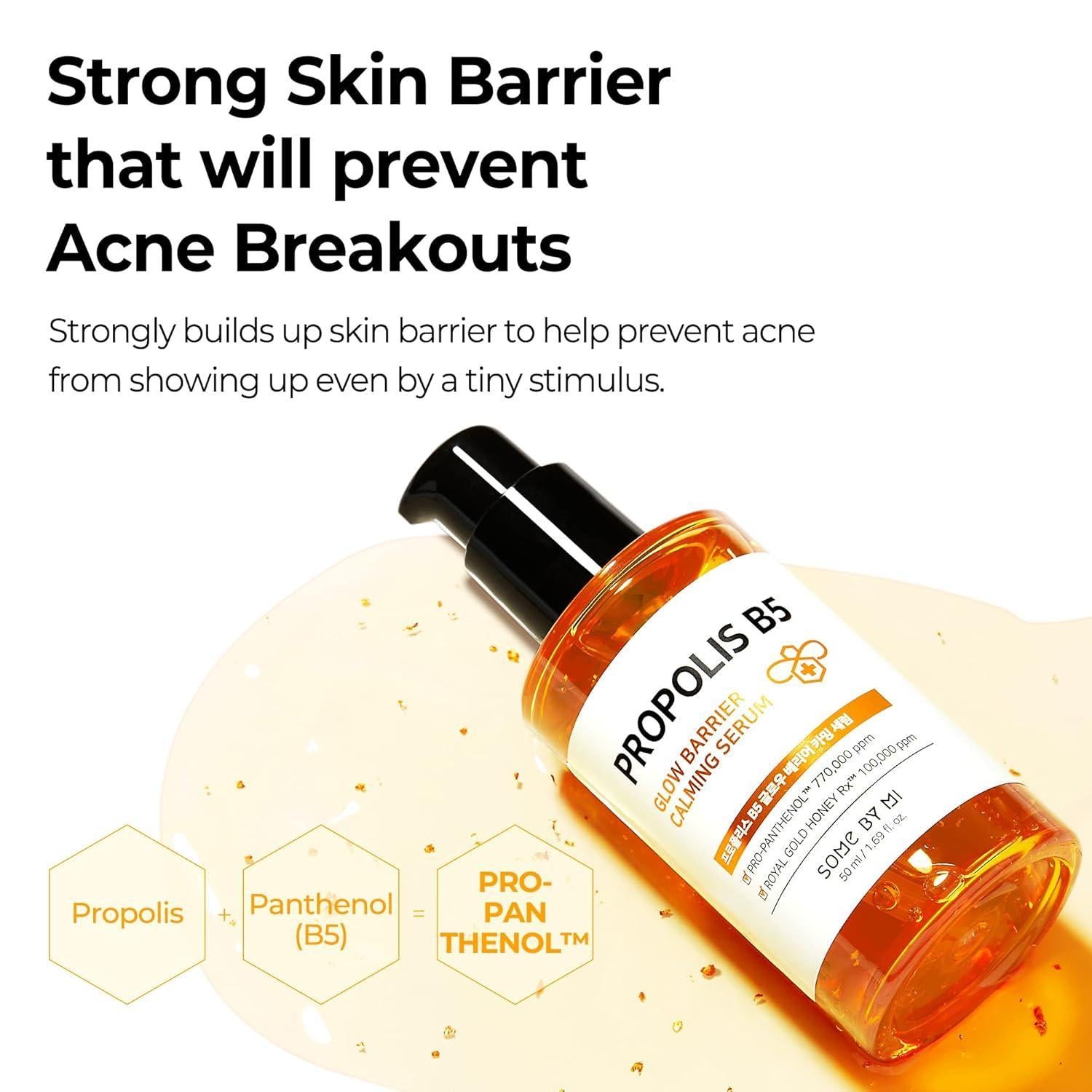 Propolis B5 Glow Barrier Calming Serum 50ml | SOME BY MI