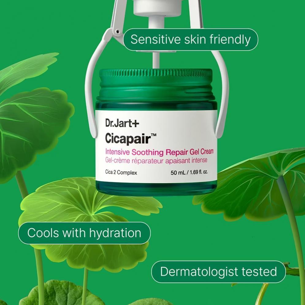 Cicapair Intensive Soothing Repair Gel Cream: Ultimate Hydration for Sensitive Skin (50ml) | Dr.Jart+