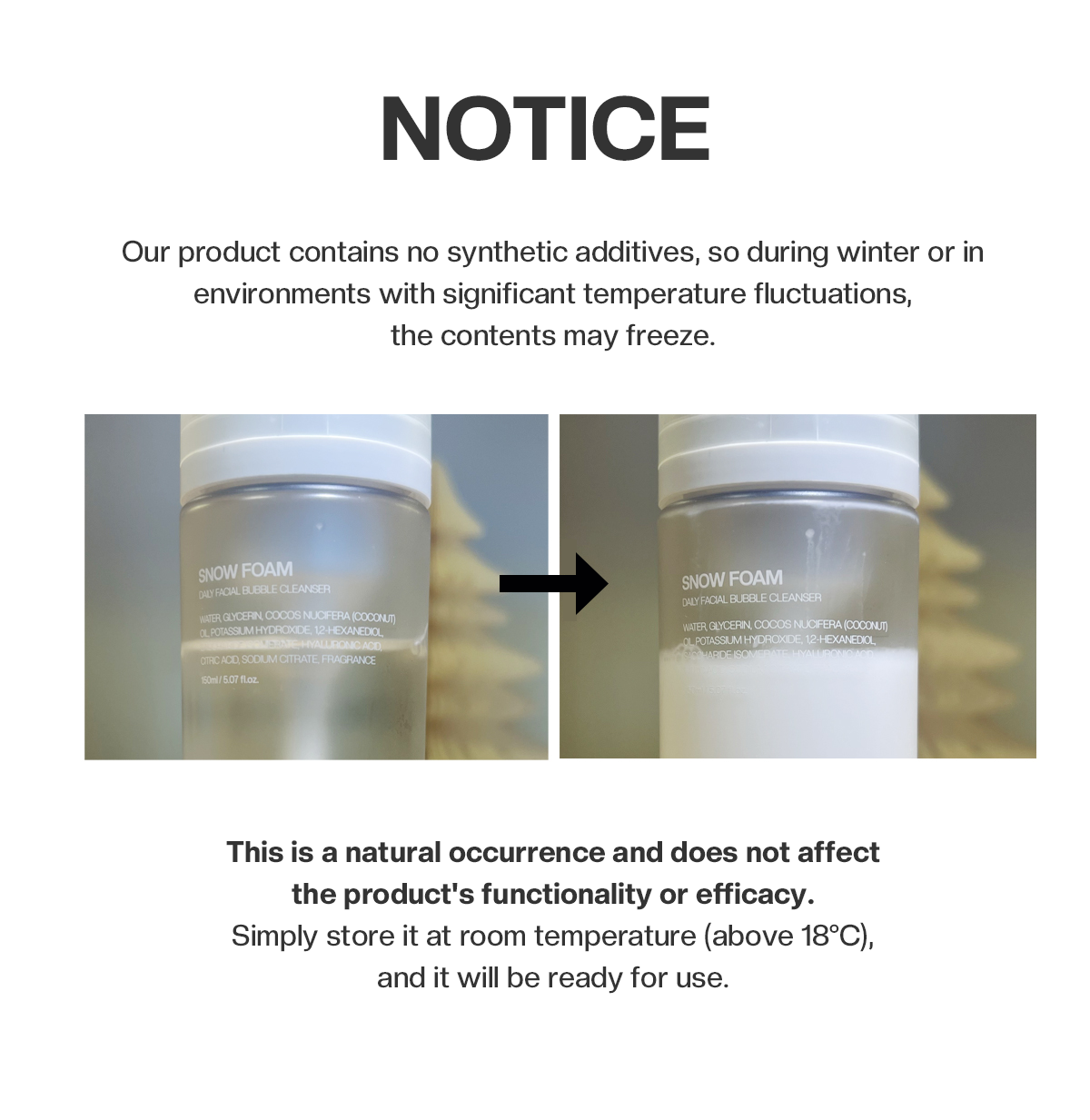 Snow Foam Cleanser Refill  - 150ml | Reblocell