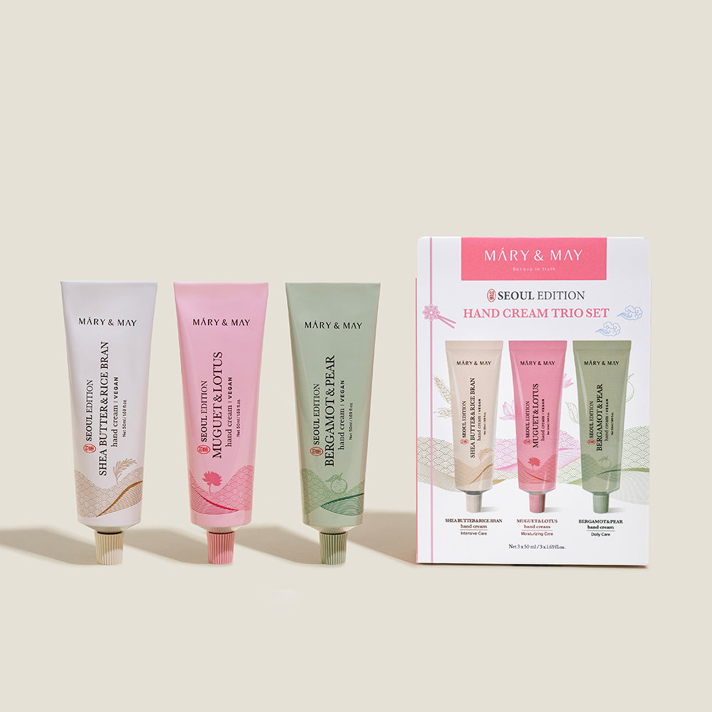 Indulge in the exquisite Mary&May Bergamot & Pear Hand Cream, a South Korean gem that marries luxurious hydration with a refreshing scent, elevating your daily skincare ritual.