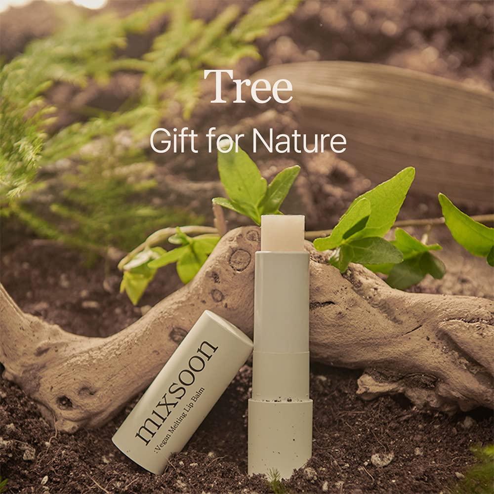 Vegan Melting Lip Balm (Clear) 4.1g | Mixsoon