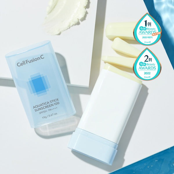 Aquatica Luxurious Hydrating Stick Sunscreen SPF50+/PA++++ | CellFusionC