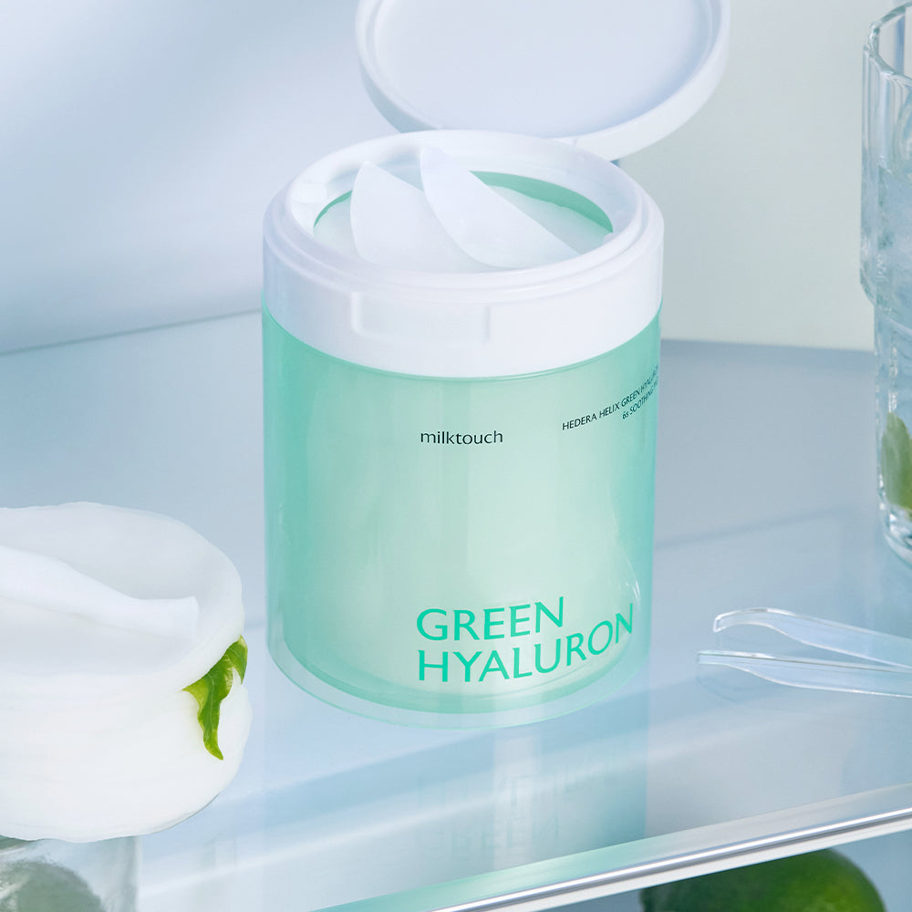 Hedera Helix Green Hyaluron 6sec Soothing Pad 60pcs | Milk Touch