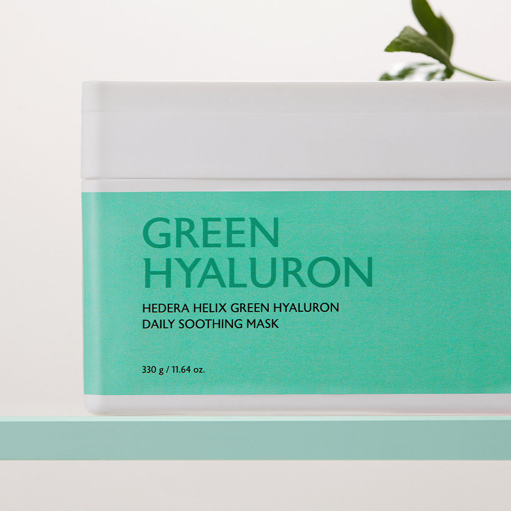 Hedera Helix Green Hyaluron Daily Soothing Mask 30 pcs | Milk Touch