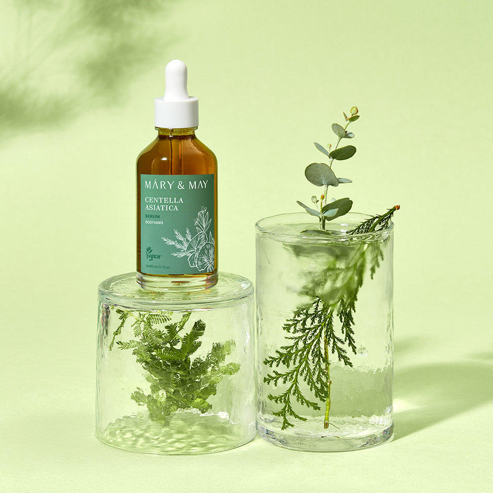 Discover the exquisite Mary&May Centella Asiatica Serum, a South Korean gem crafted with 95% Centella Extract for unparalleled skin rejuvenation and elegance.