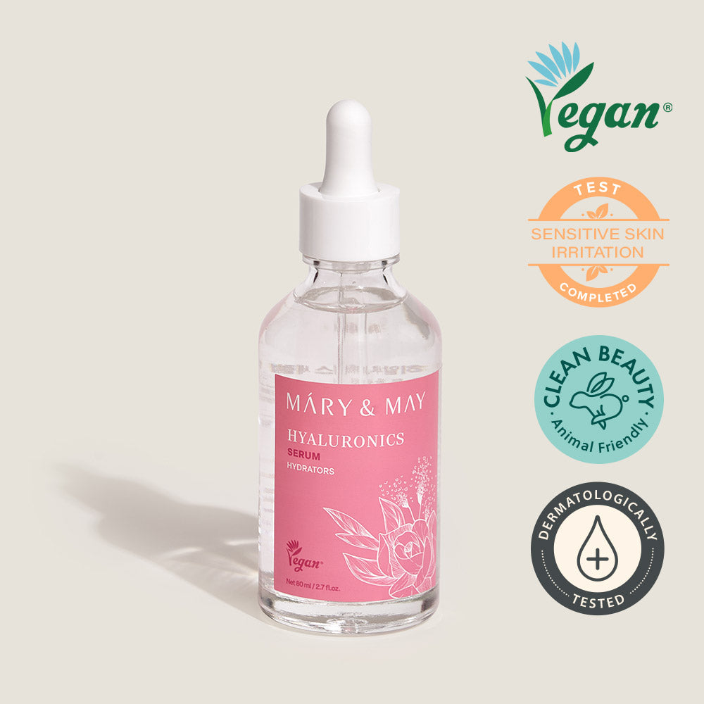 Experience the exquisite craftsmanship of Mary&May Hyaluronics Serum, a luxurious South Korean formulation that elevates hydration and rejuvenates your skin's allure.