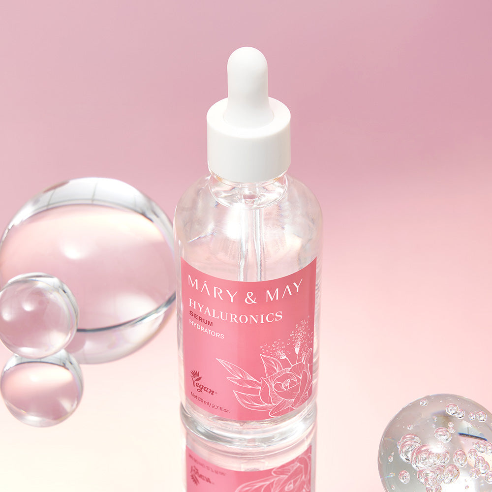 Discover the luxurious Mary&May Hyaluronics Serum, expertly crafted in South Korea, delivering deep hydration and rejuvenation for radiant skin.