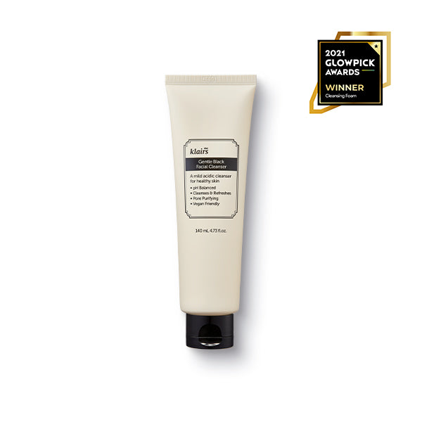 Gentle Black Hydrating Facial Cleanser (140ml) | Klairs