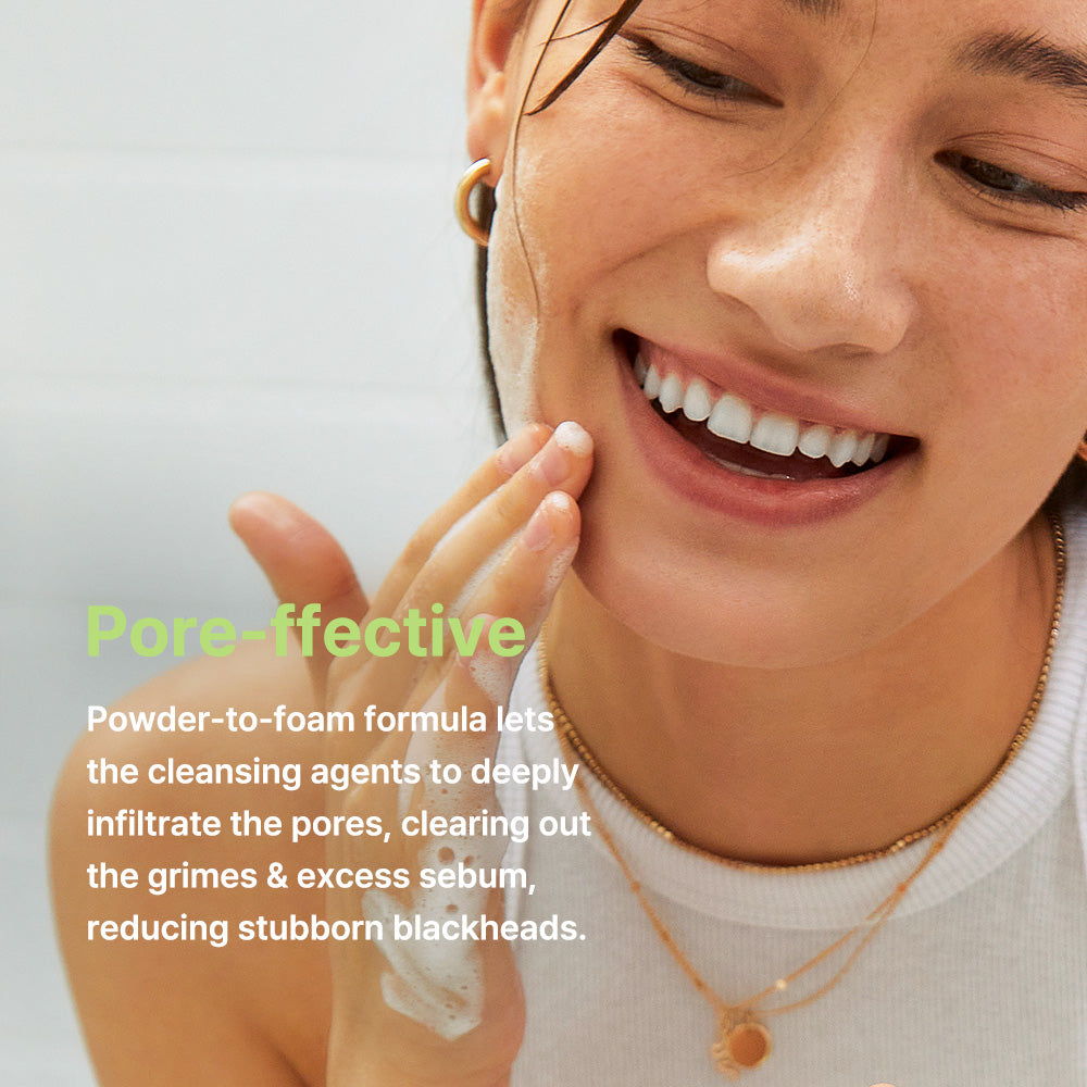 Green Tea & Enzyme Powder Wash 110 g | ByWishtrend